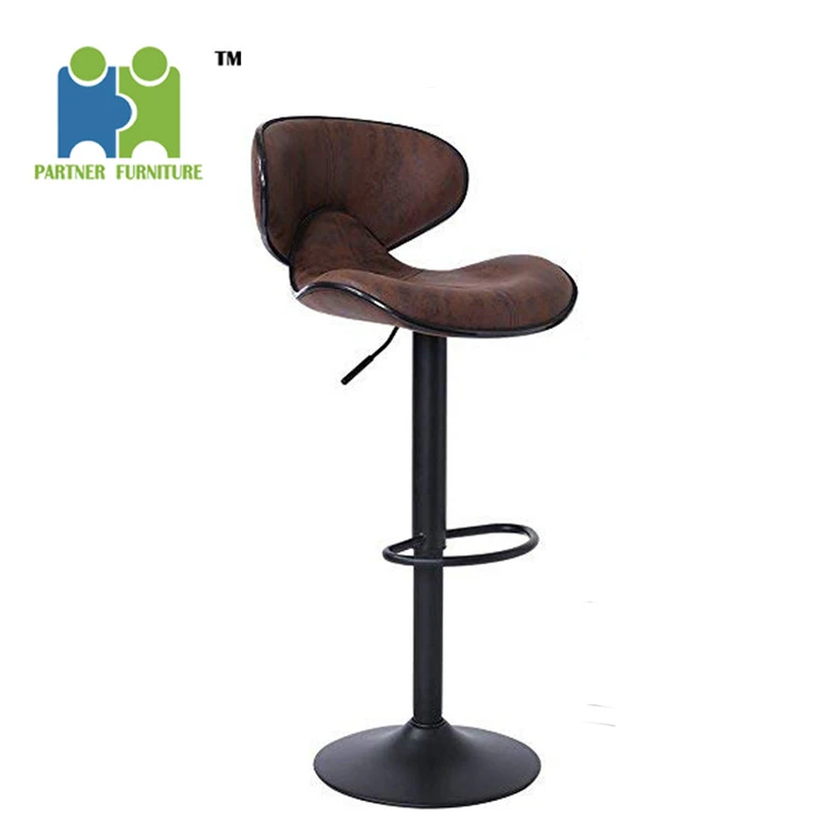 Metal Legs Fabric Bar Chair Stool
