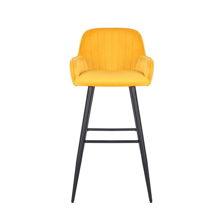 Best Selling Customized Fabric Cover Bar Stools Bar Chairs